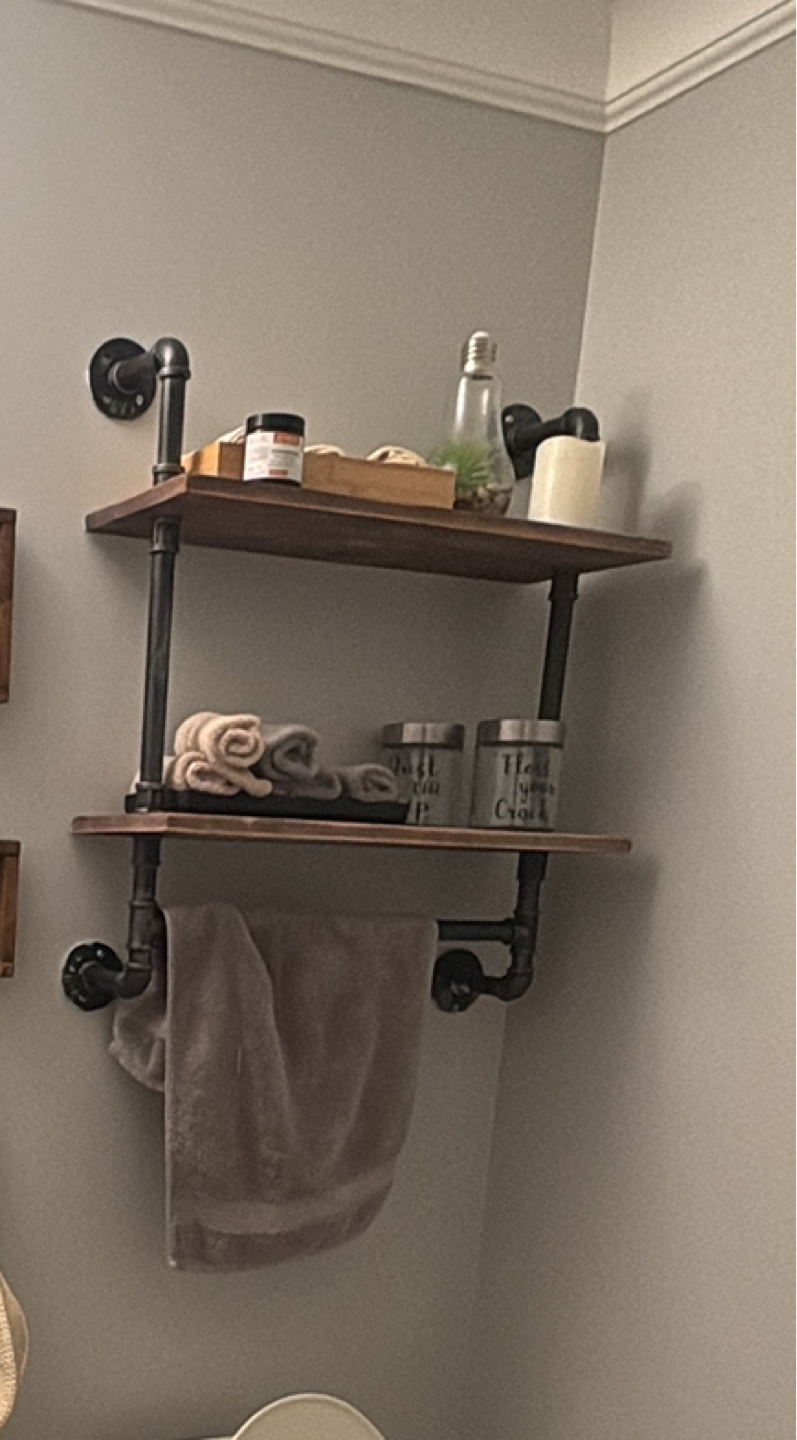 Industrial Style Wall Shelf