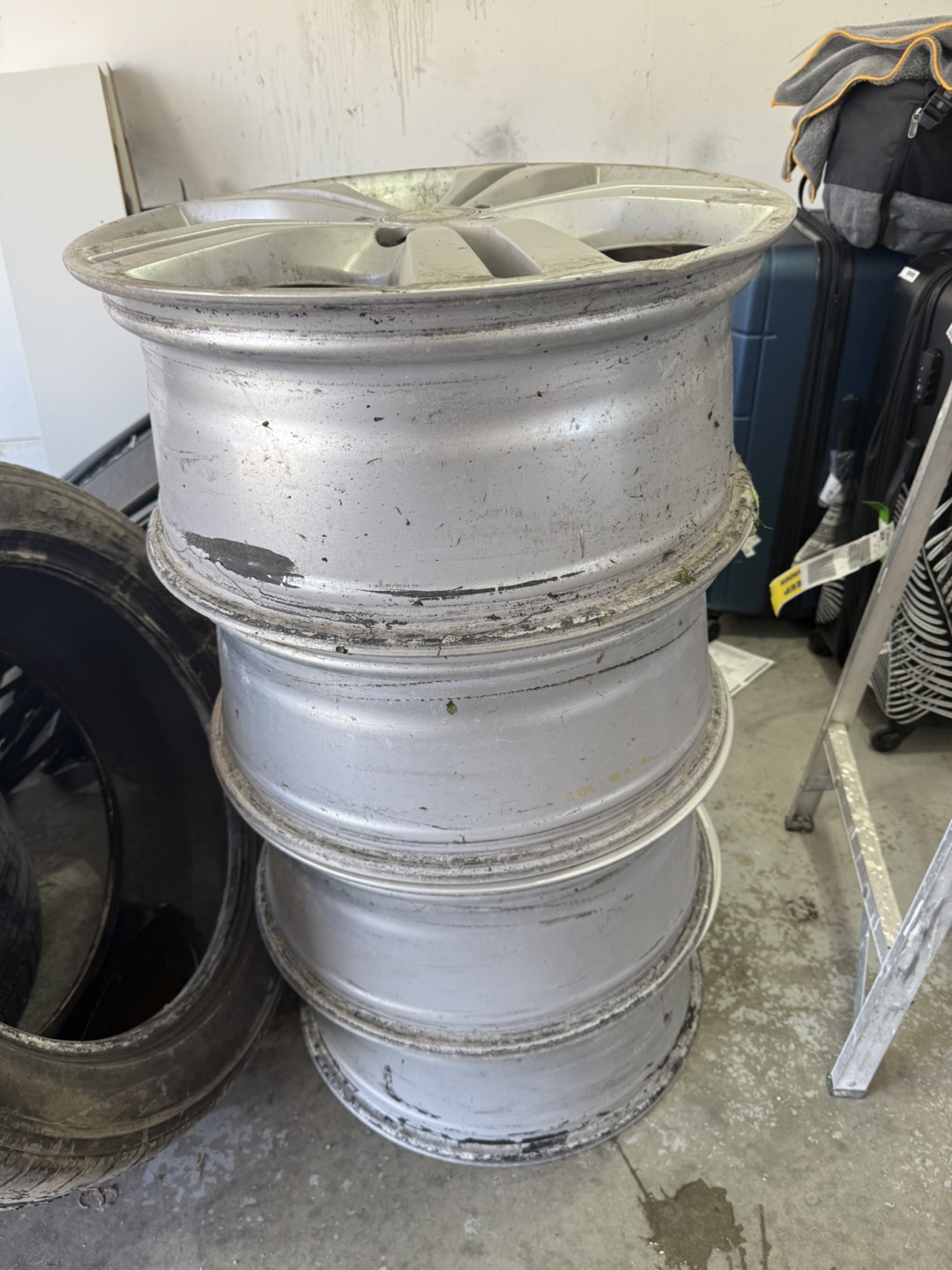 Set of tires and rims - photo 2
