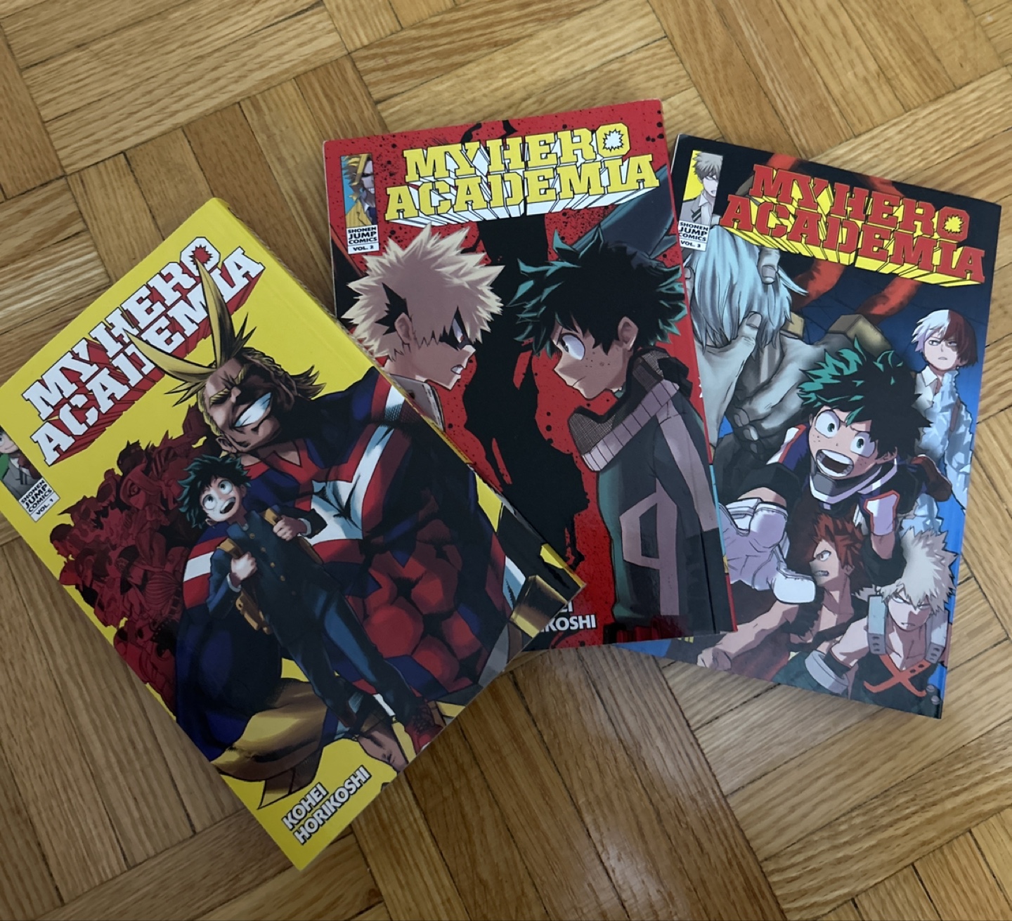 My hero academia manga volume 1, 2 and 3 - photo 2