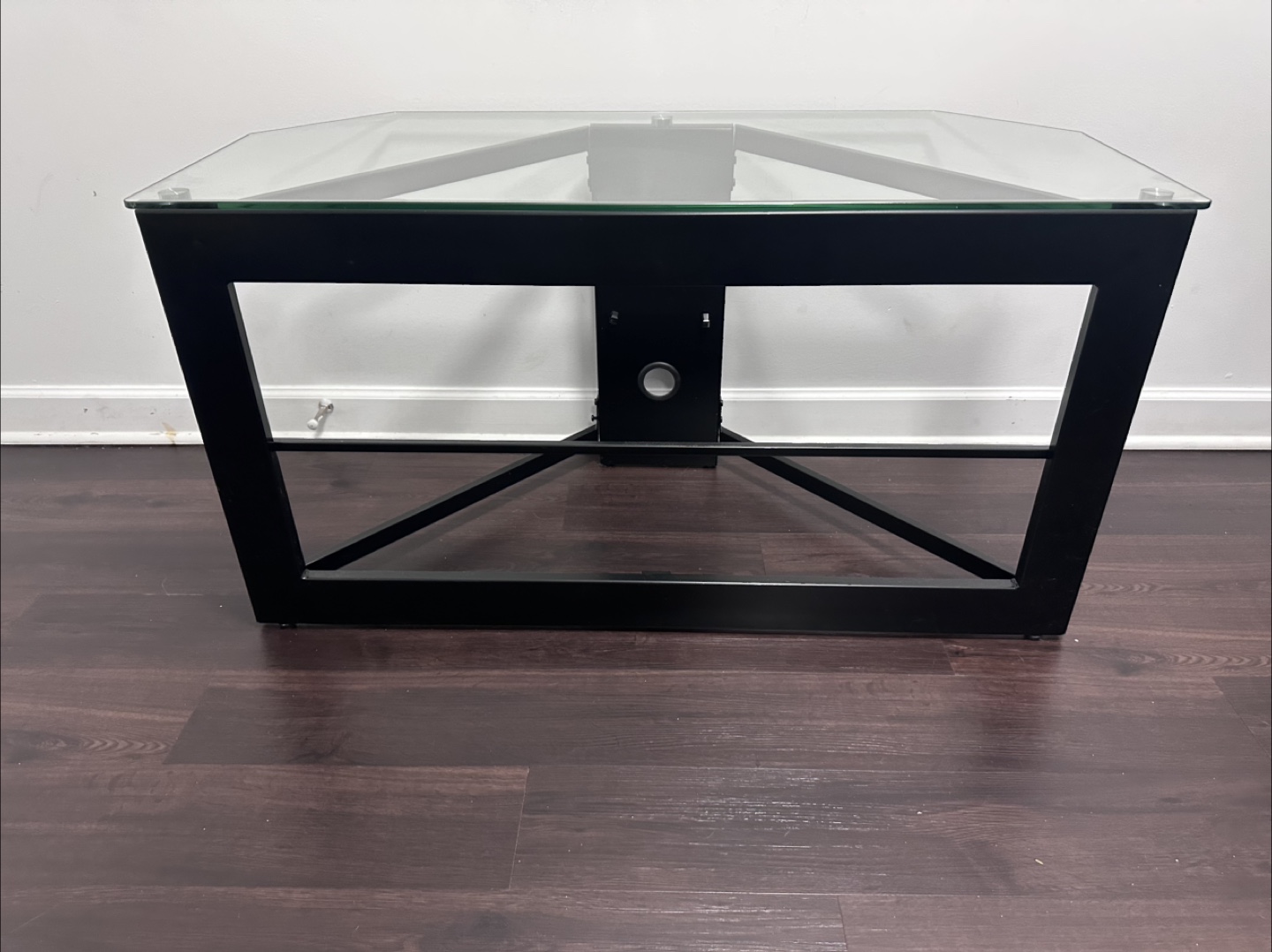 Glass Top TV Stand
