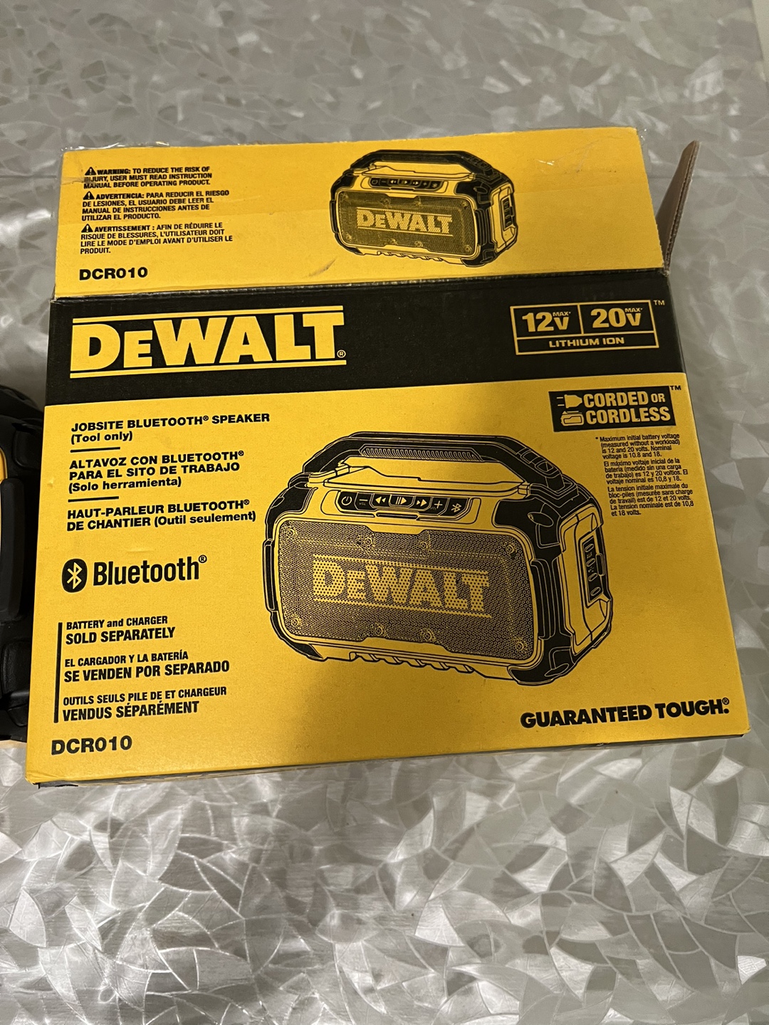DEWALT Jobsite Bluetooth Speaker - photo 2