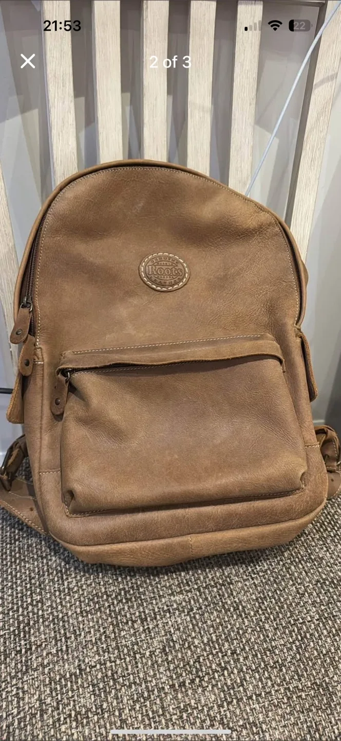Roots Leather Backpack thumbnail
