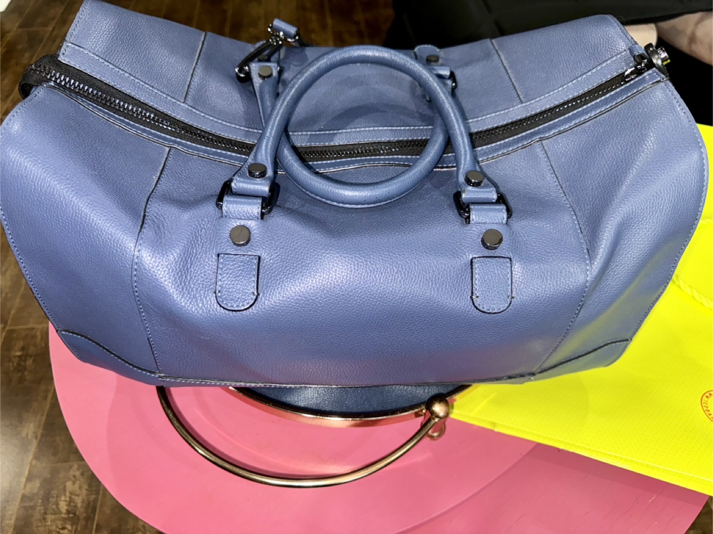 Brand New Ted Baker London Leather Holdall - photo 5