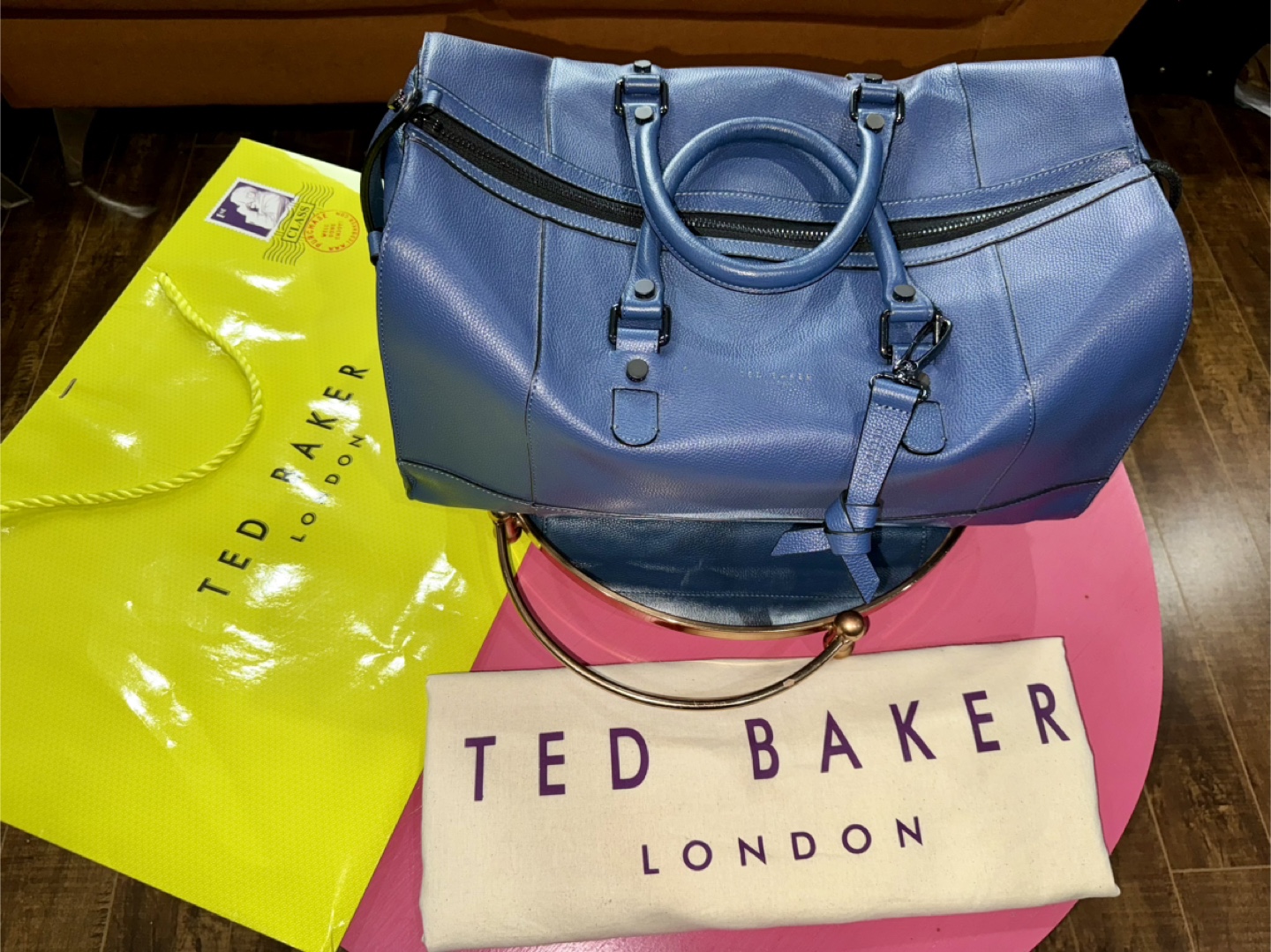 Brand New Ted Baker Leather Holdall