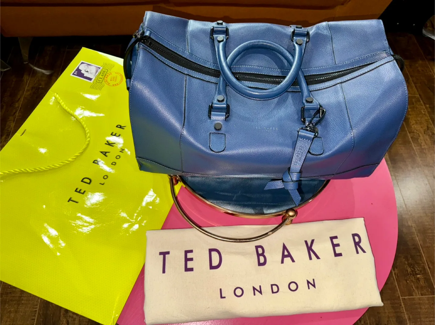 Brand New Ted Baker Leather Holdall thumbnail