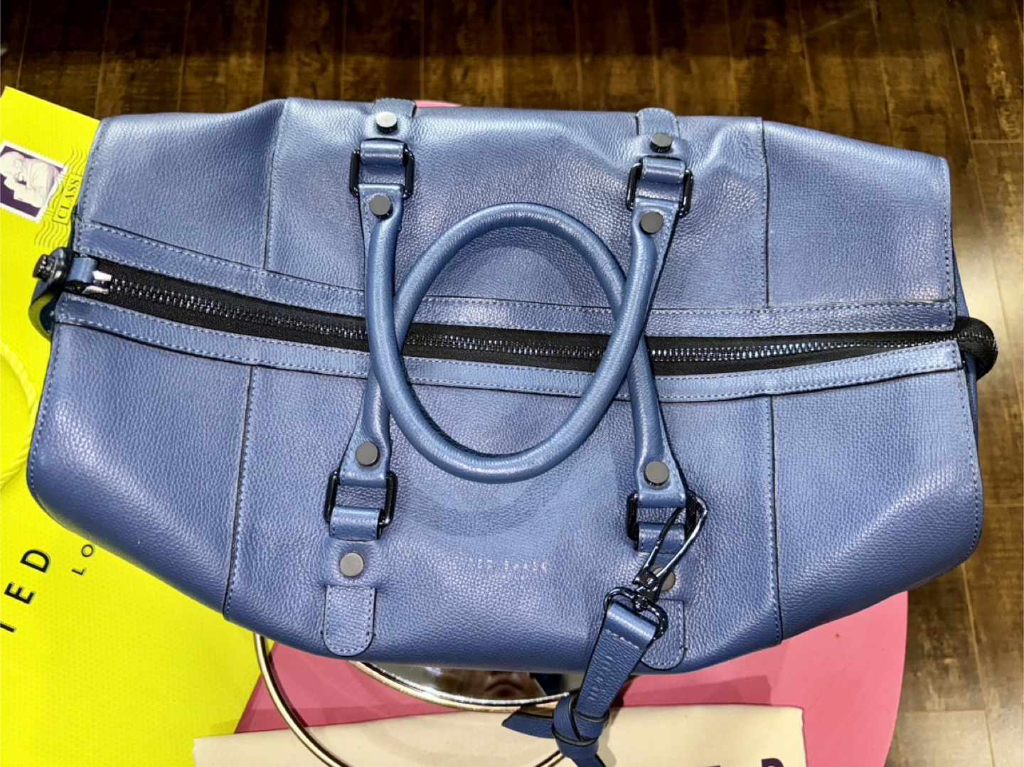 Brand New Ted Baker Leather Holdall - photo 3