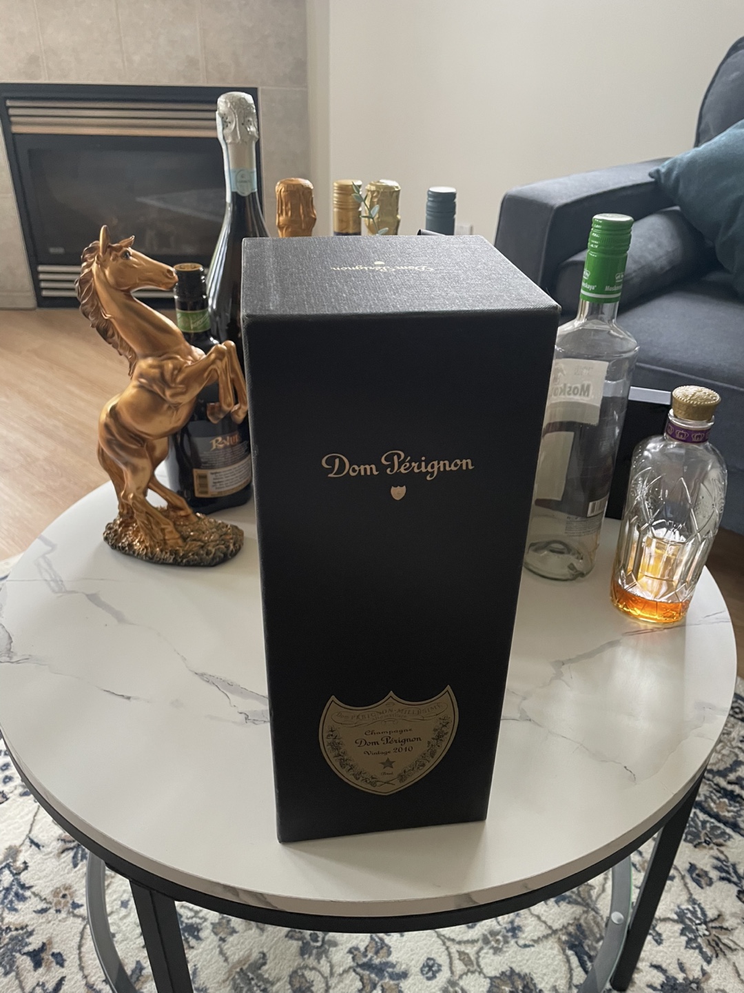 Dom Pérignon Vintage 2010 Champagne Bottle in Box