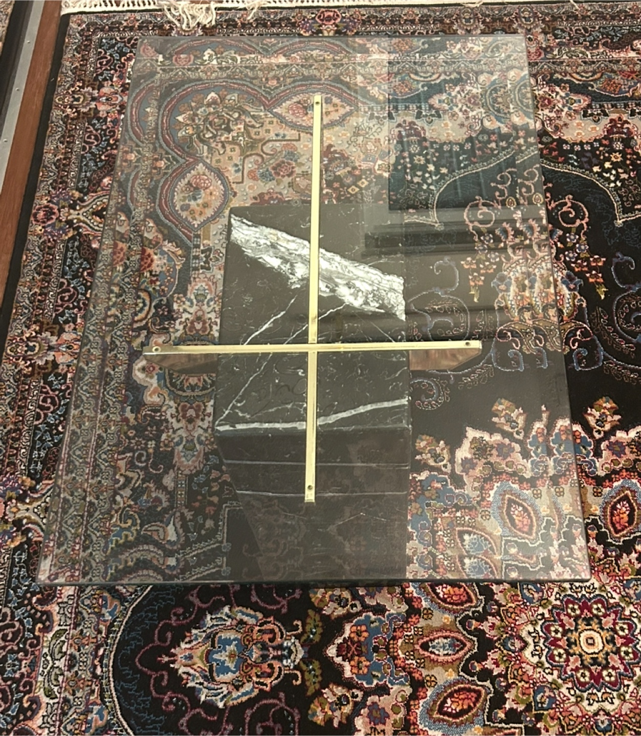Vintage Coffee Table with Stone Base - photo 4