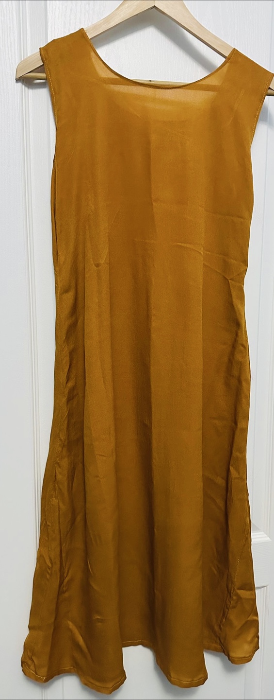 Mustard Yellow Dress and Scarf Set - photo 2