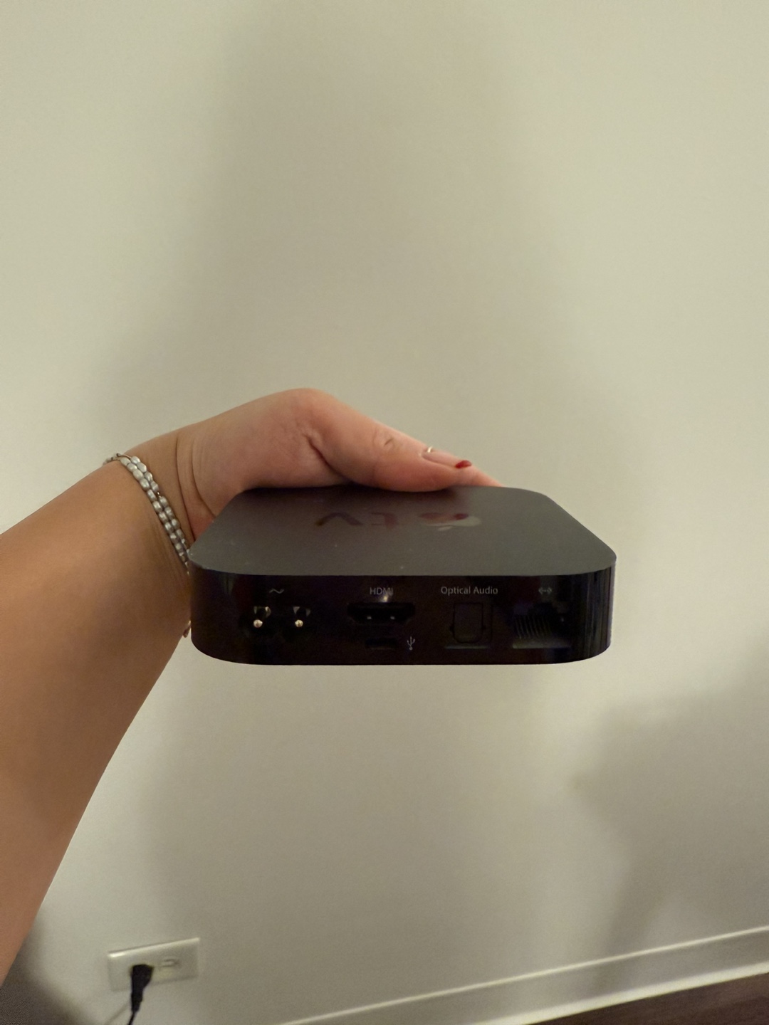 Apple TV w/ remote & cords - photo 3