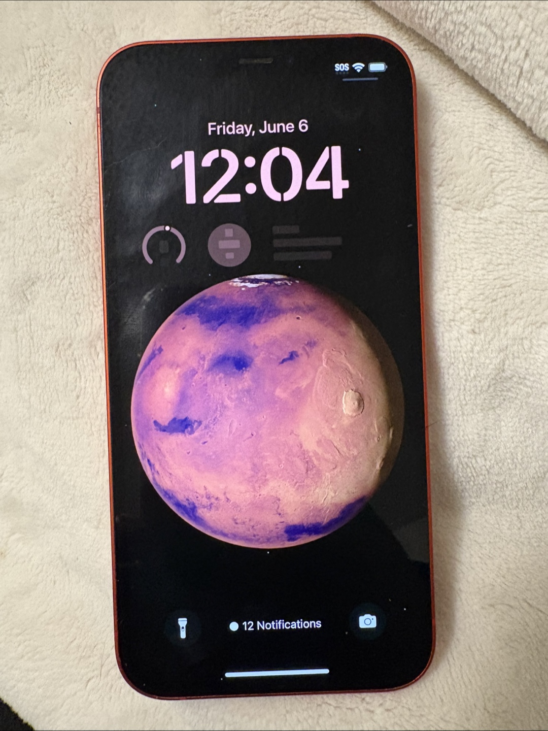 Red iPhone 12