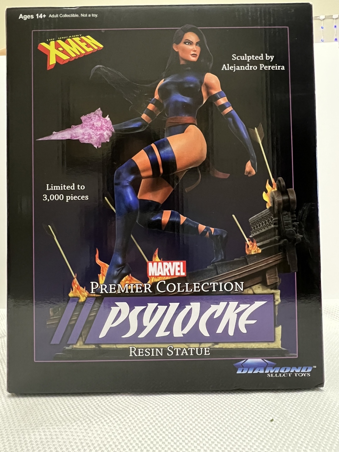 Psylocke Marvel Premier Collection Resin Statue