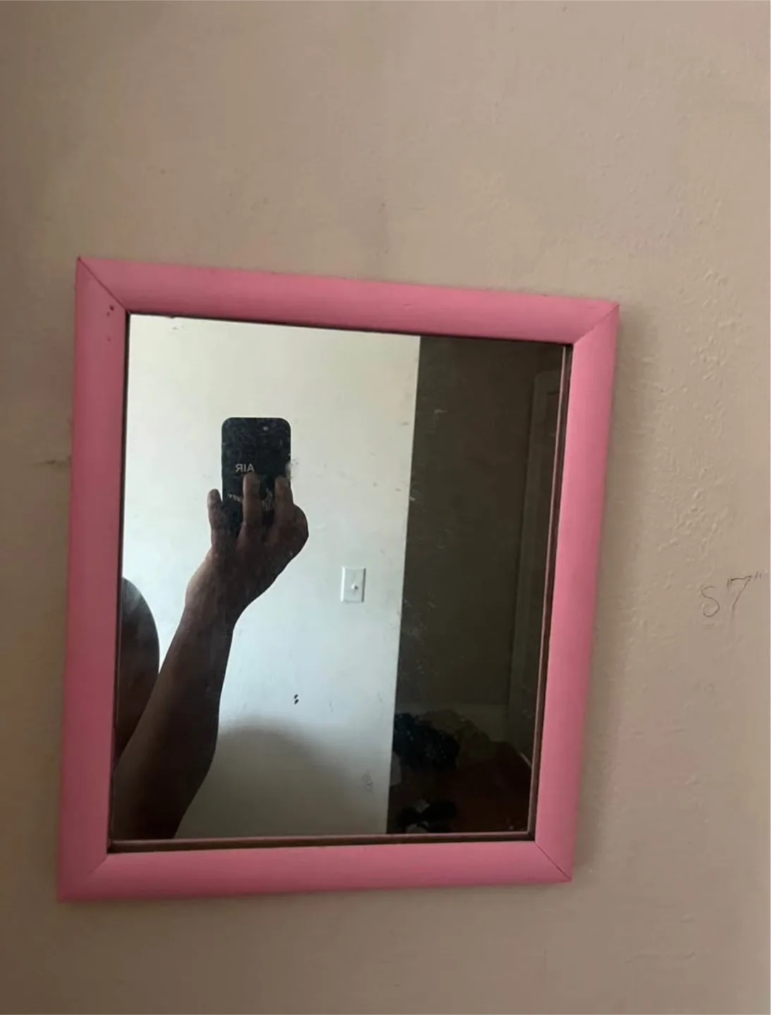 Pink Framed Mirror thumbnail