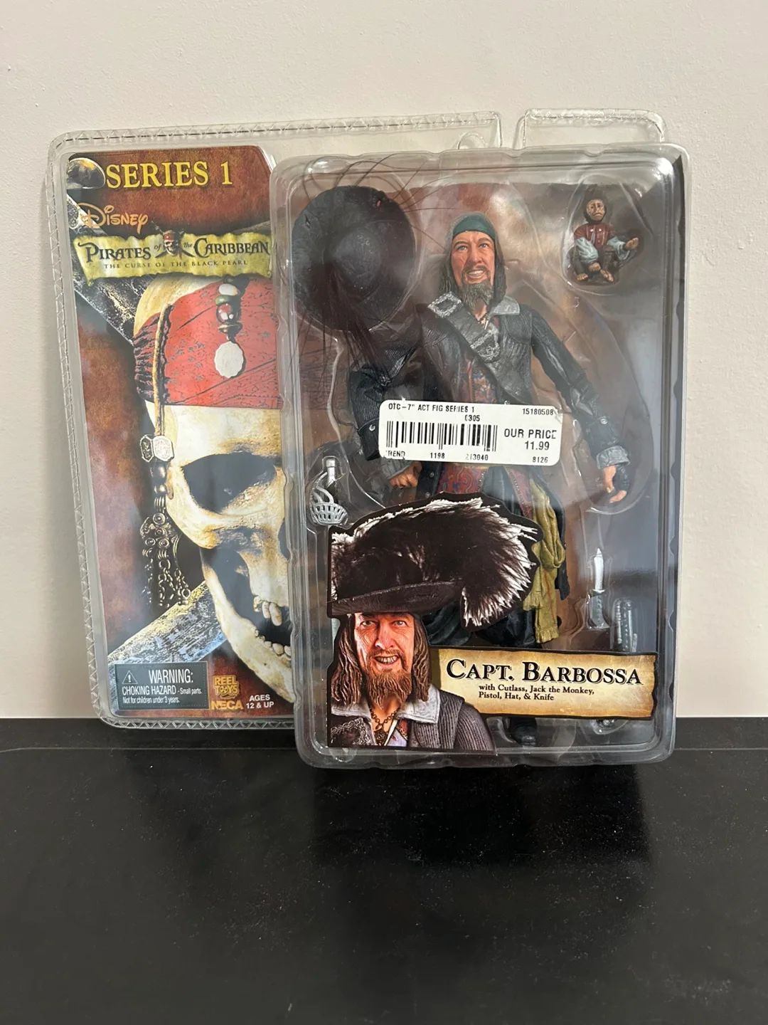 Pirates of the Caribbean Captain Barbossa Action Figure thumbnail