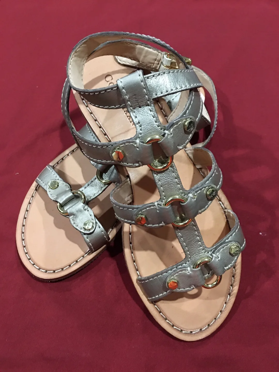 Cole Haan Metallic Sandals Size7 thumbnail