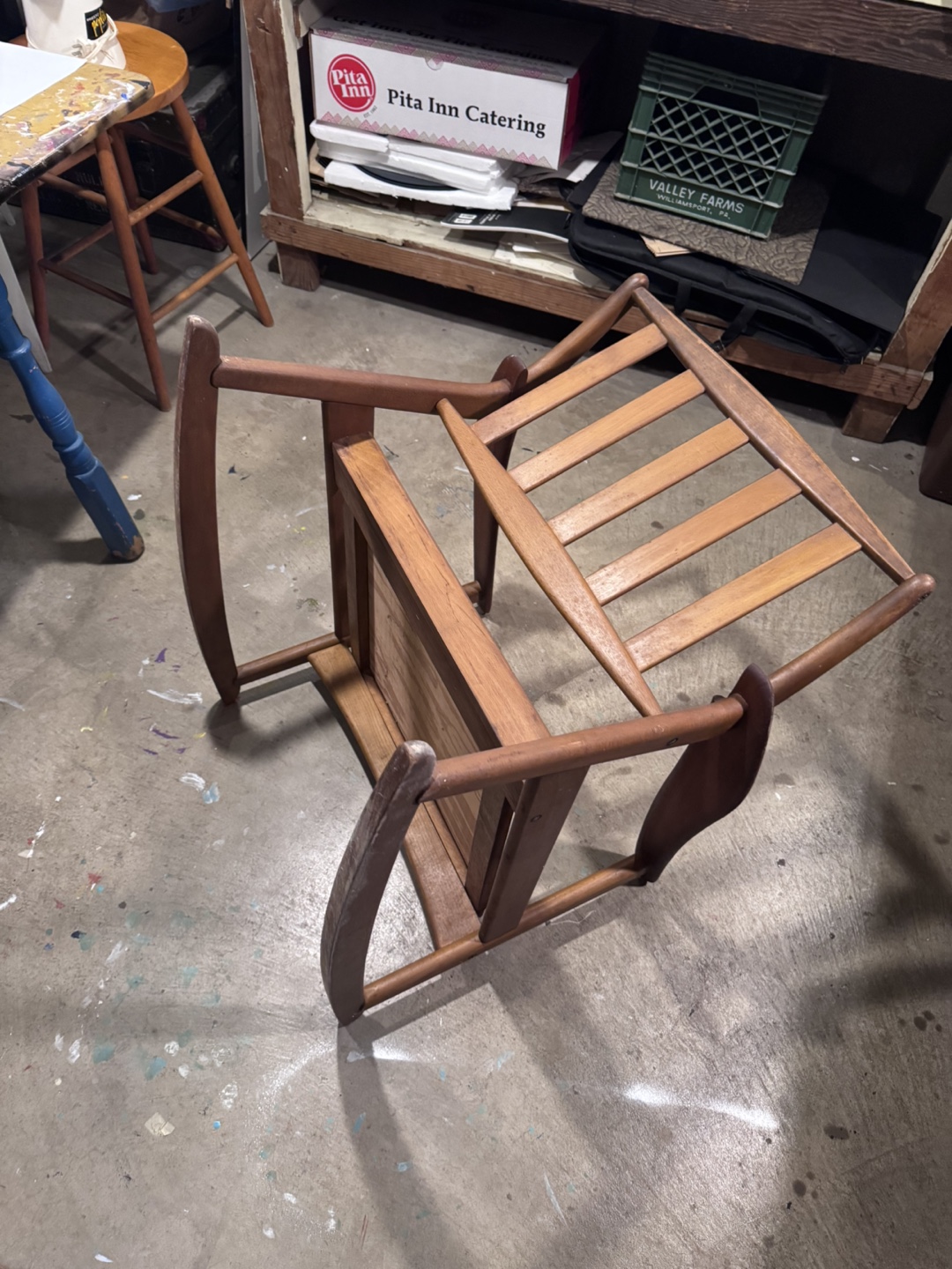 Danish Modern Wooden Rocking Chair - photo 3