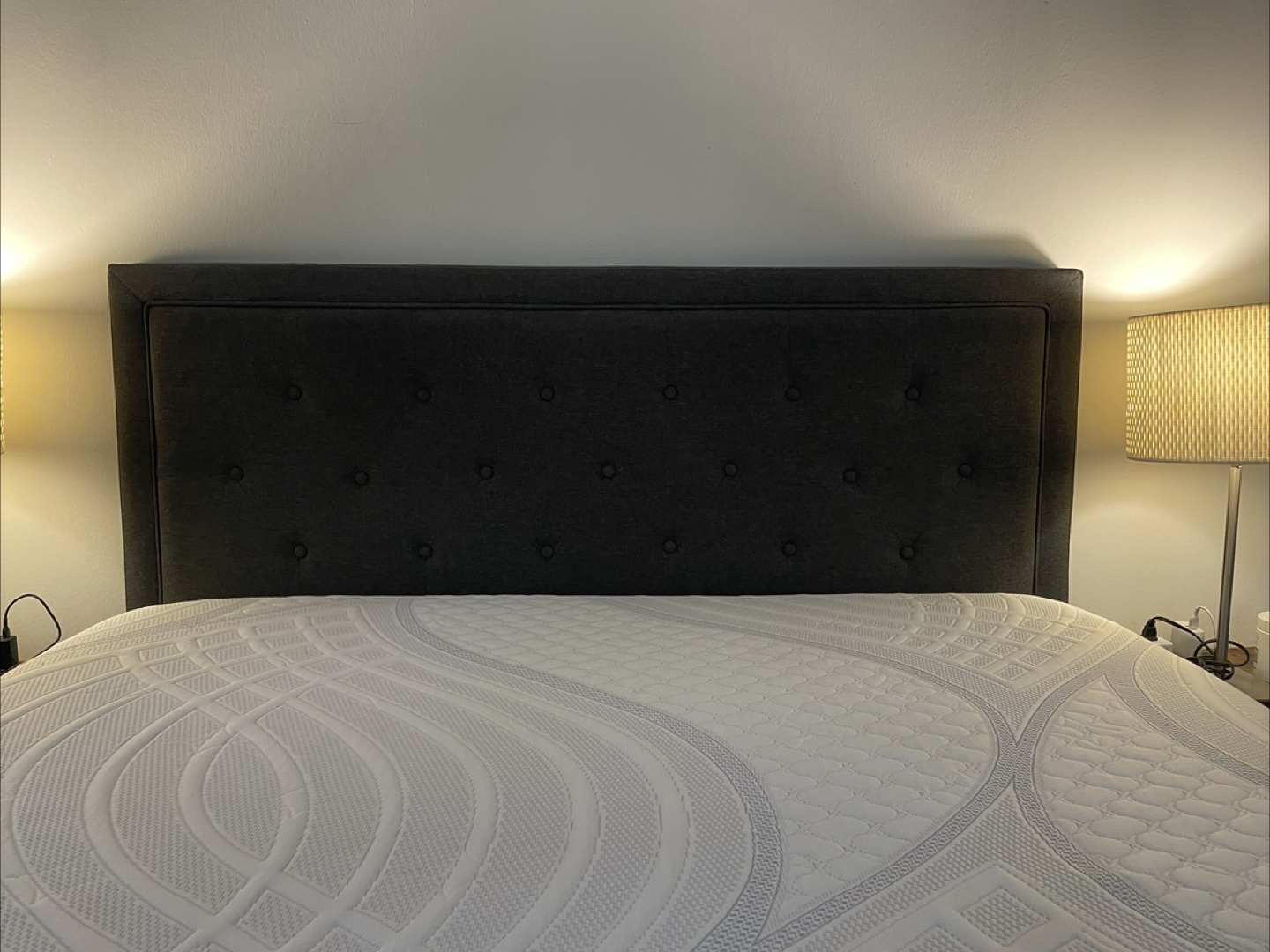Queen Size upholstered bed with Headboard