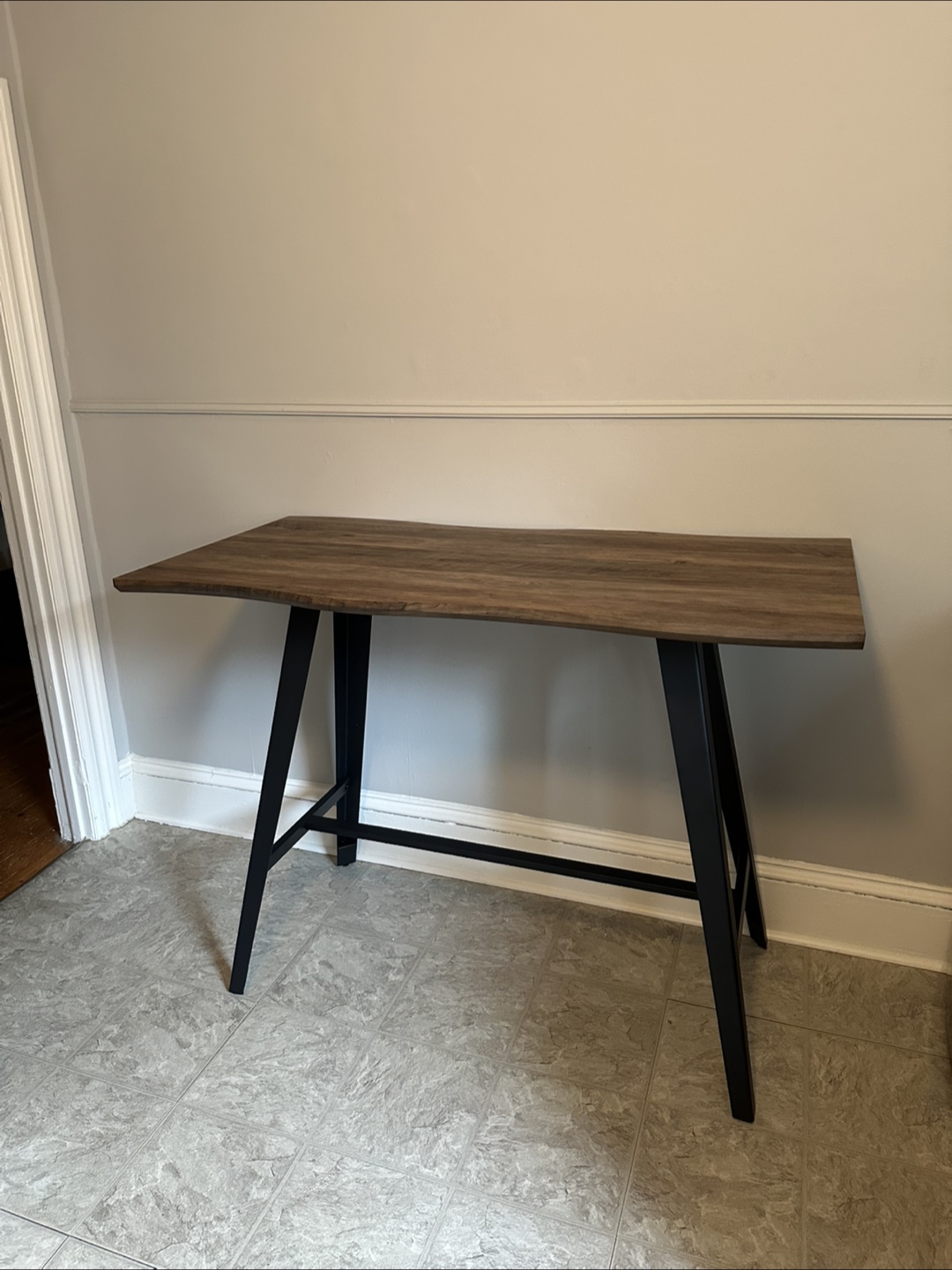 Structube walnut Jerry Bar Table (105cm height)