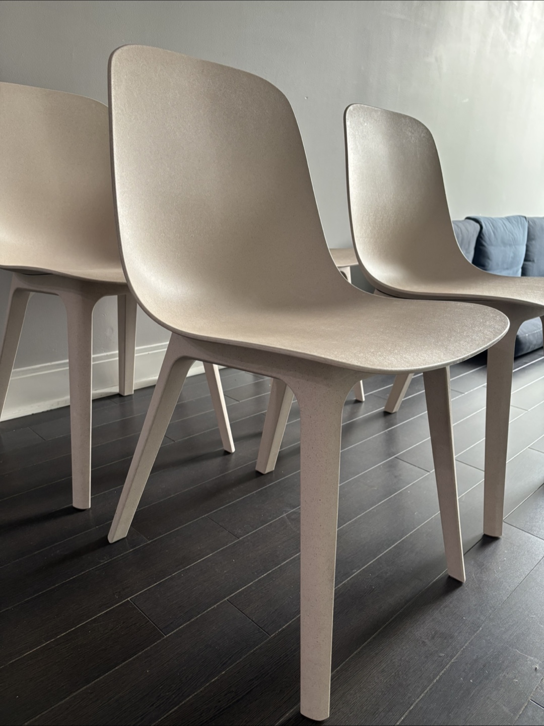 Set of 4 Beige Dining Chairs - photo 3