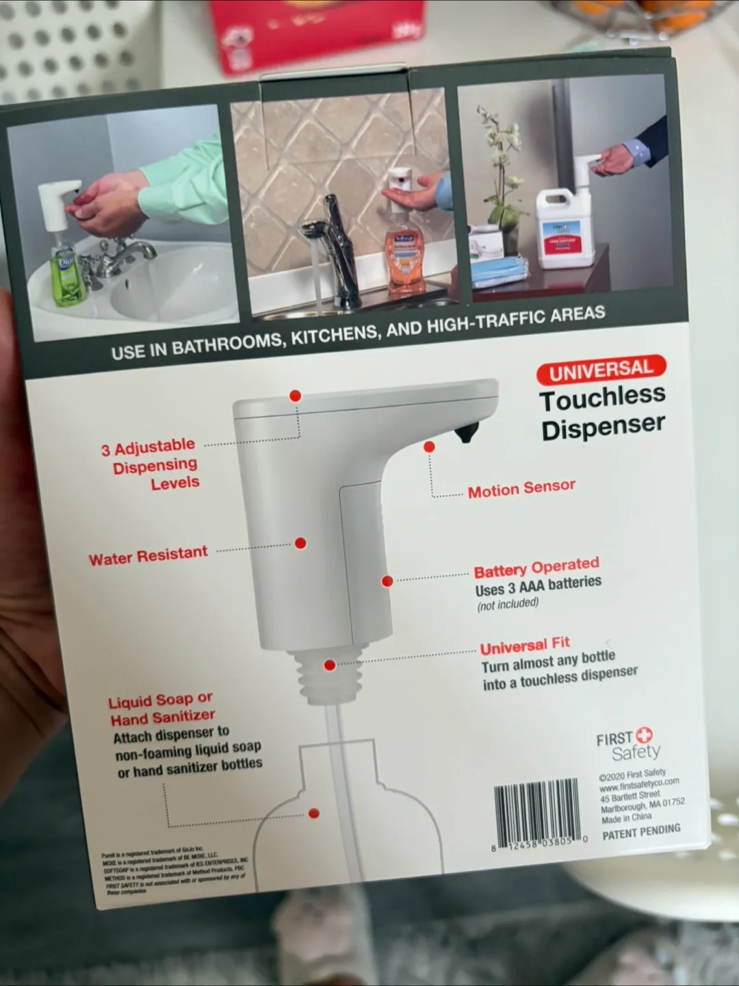 First Safety Universal Touchless Dispenser image indicator(4)