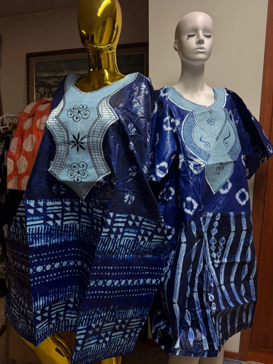 Blue African Dress thumbnail