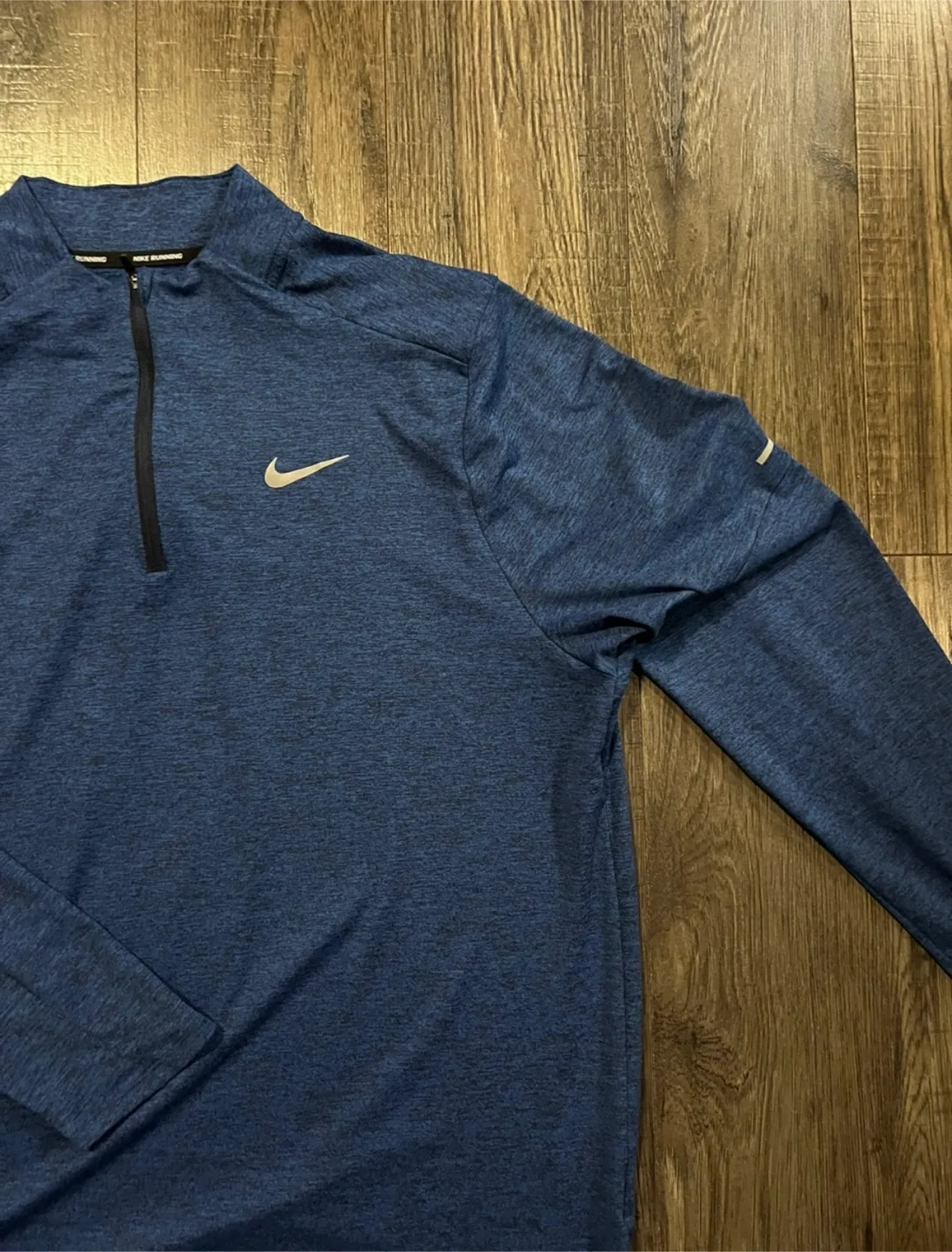 Nike Blue Long Sleeve half zip - size XL image indicator(3)