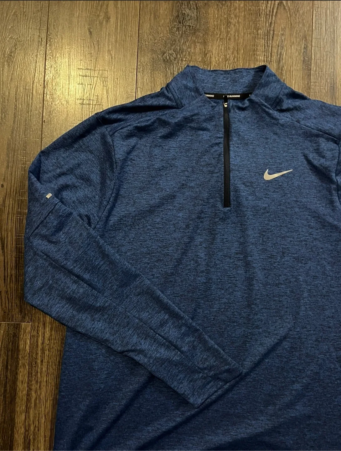 Nike Blue Long Sleeve half zip - size XL image indicator(2)
