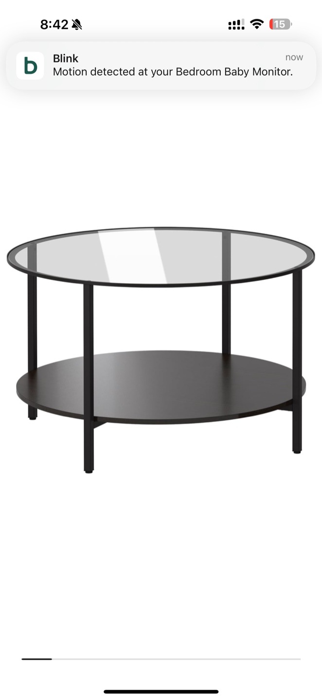 Ikea Round Glass Coffee Table