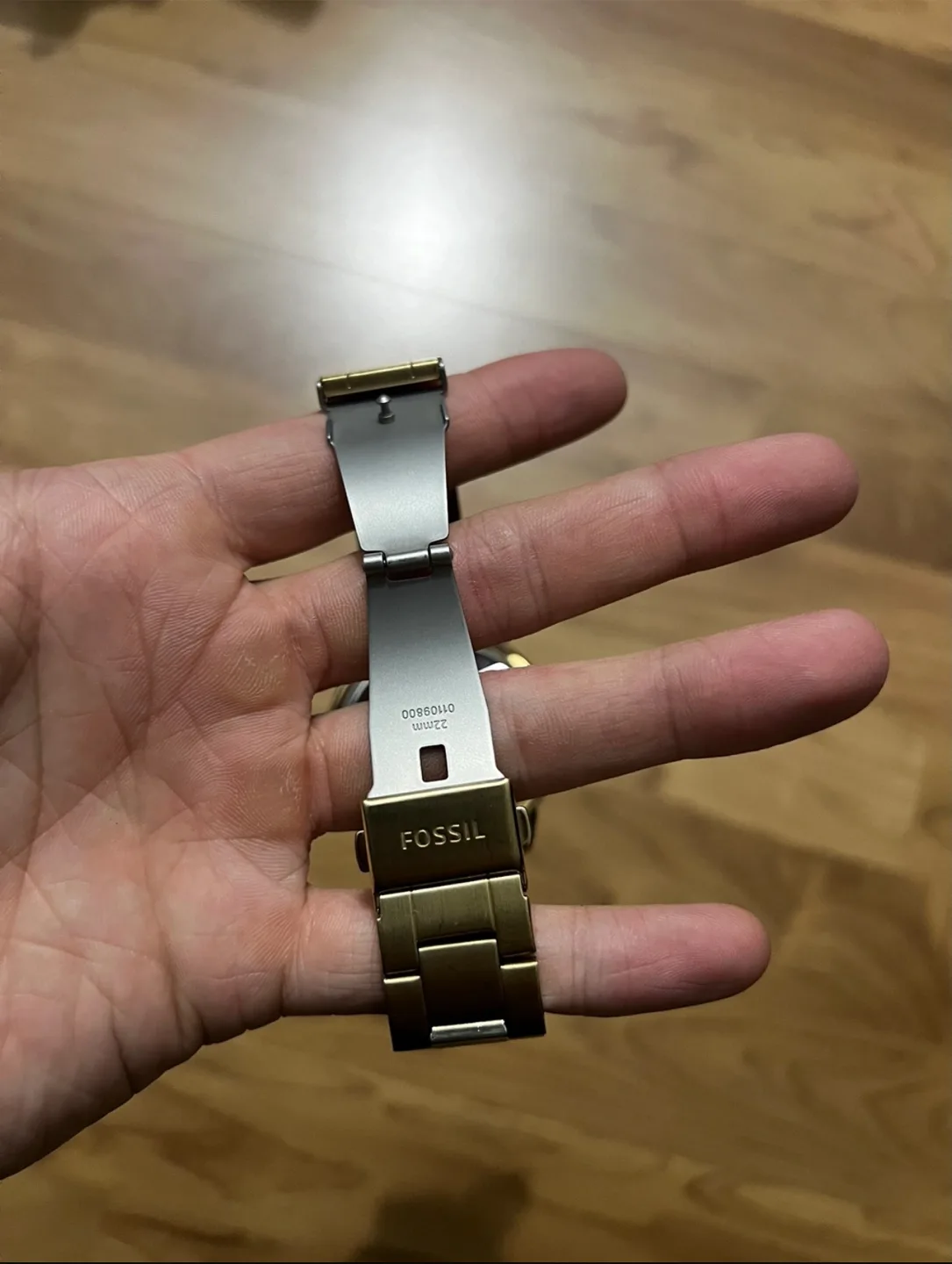 Fossil Gold Tone Skeleton Watch image indicator(4)