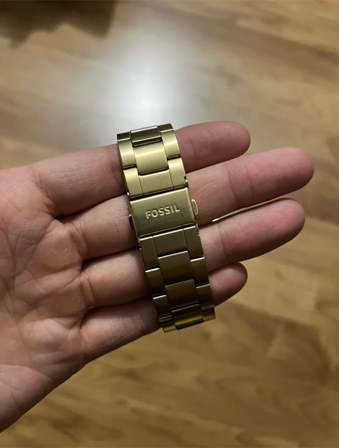 Fossil Gold Tone Skeleton Watch image indicator(3)