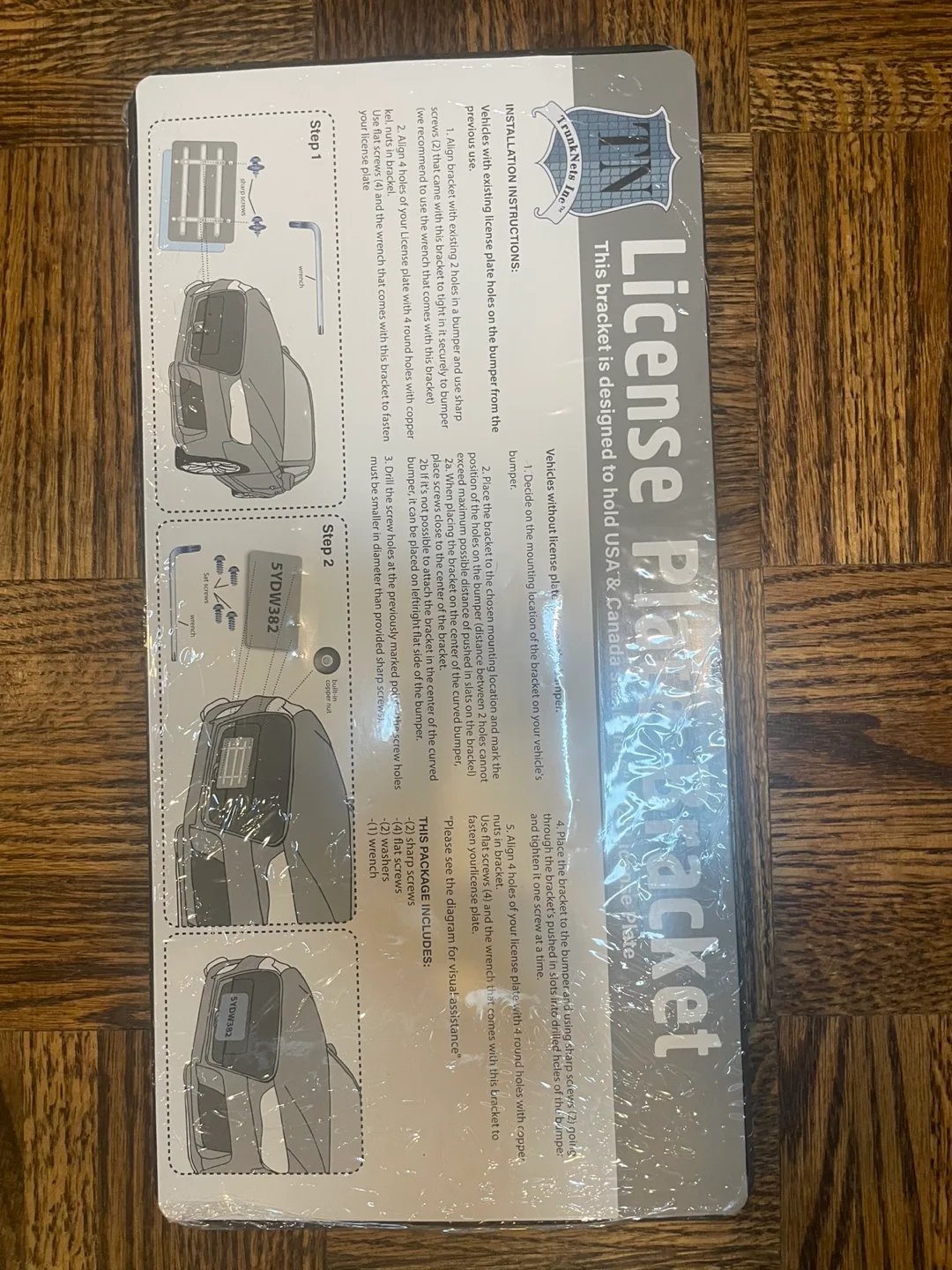 License Plate Bracket image indicator(2)
