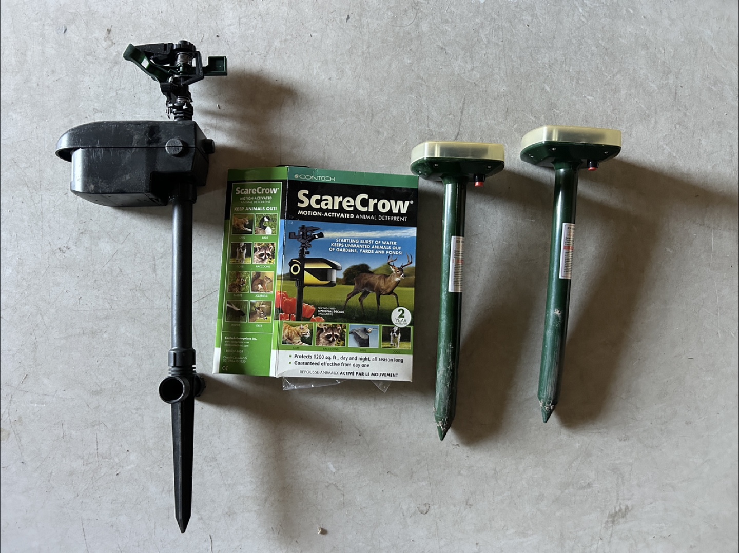 ScareCrow Animal Deterrent Set