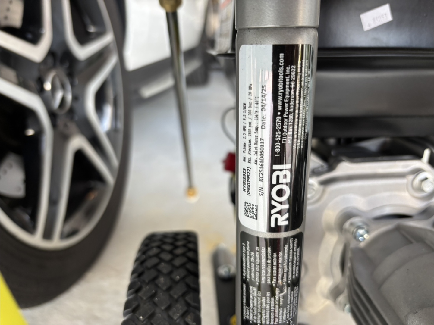 RYOBI 2900 PSI Pressure Washer Brand New - photo 5