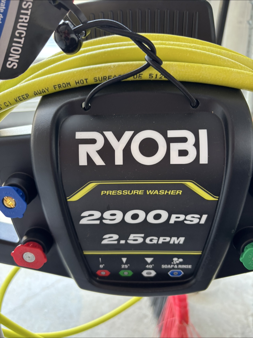 RYOBI 2900 PSI Pressure Washer Brand New