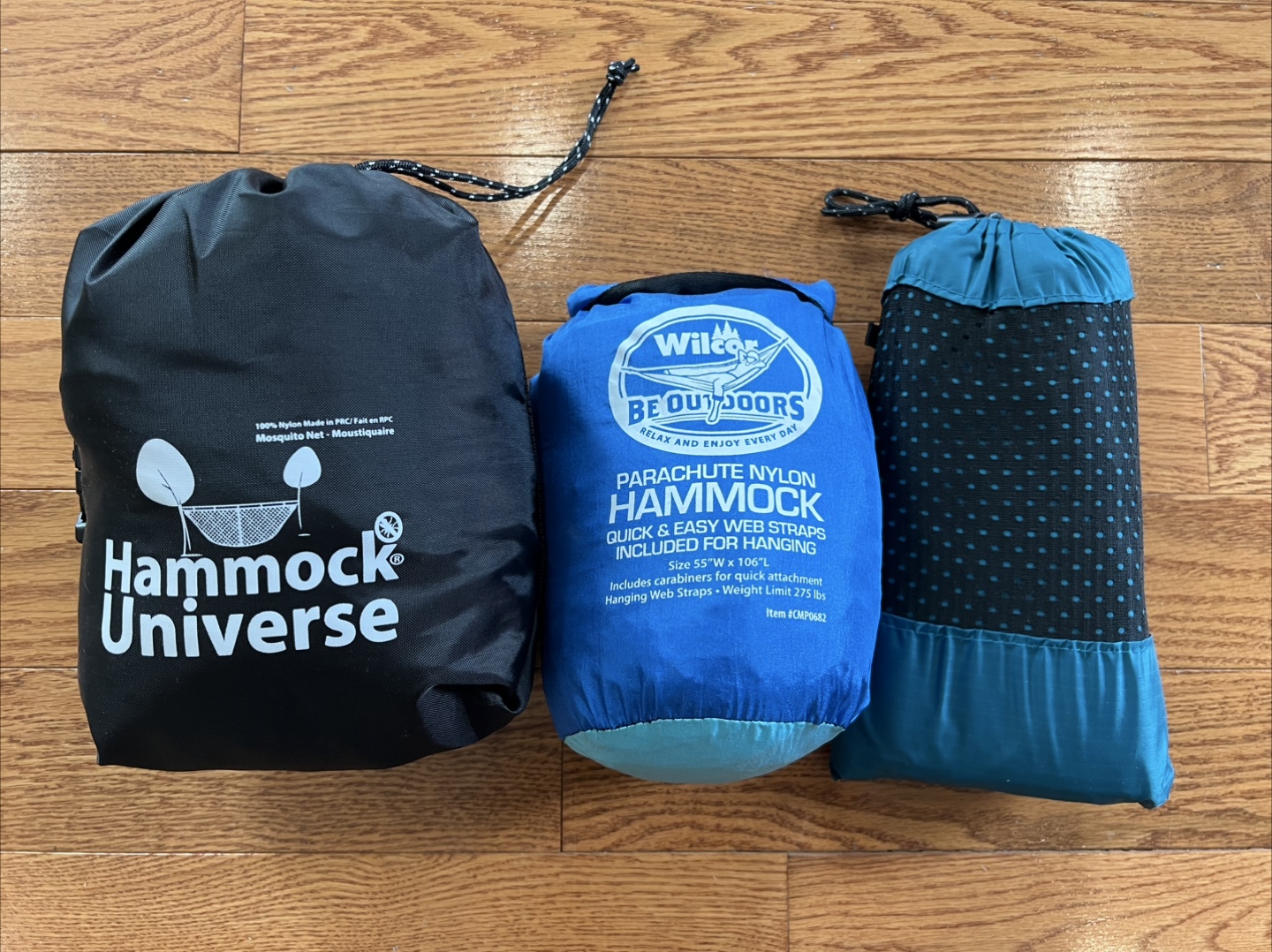 Reduced-3 piece custom hammock kit for camping