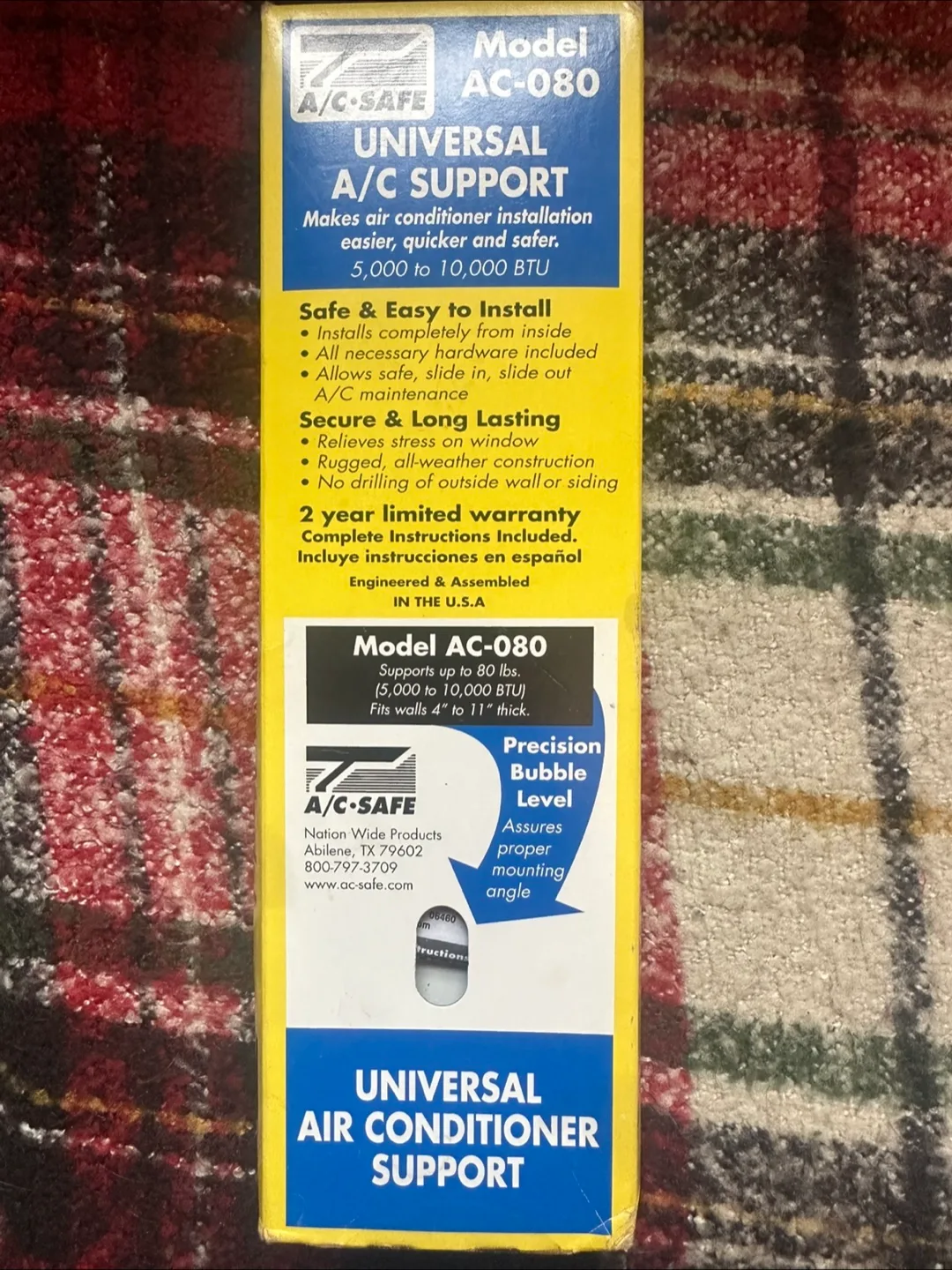 A/C-Safe Universal Air Conditioner Support thumbnail