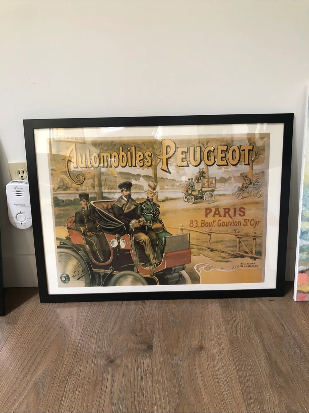 Framed French vintage ad print thumbnail