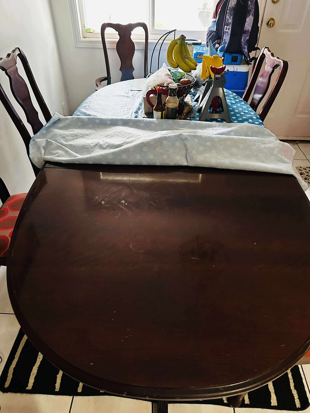 Wooden Dining Table and Chairs