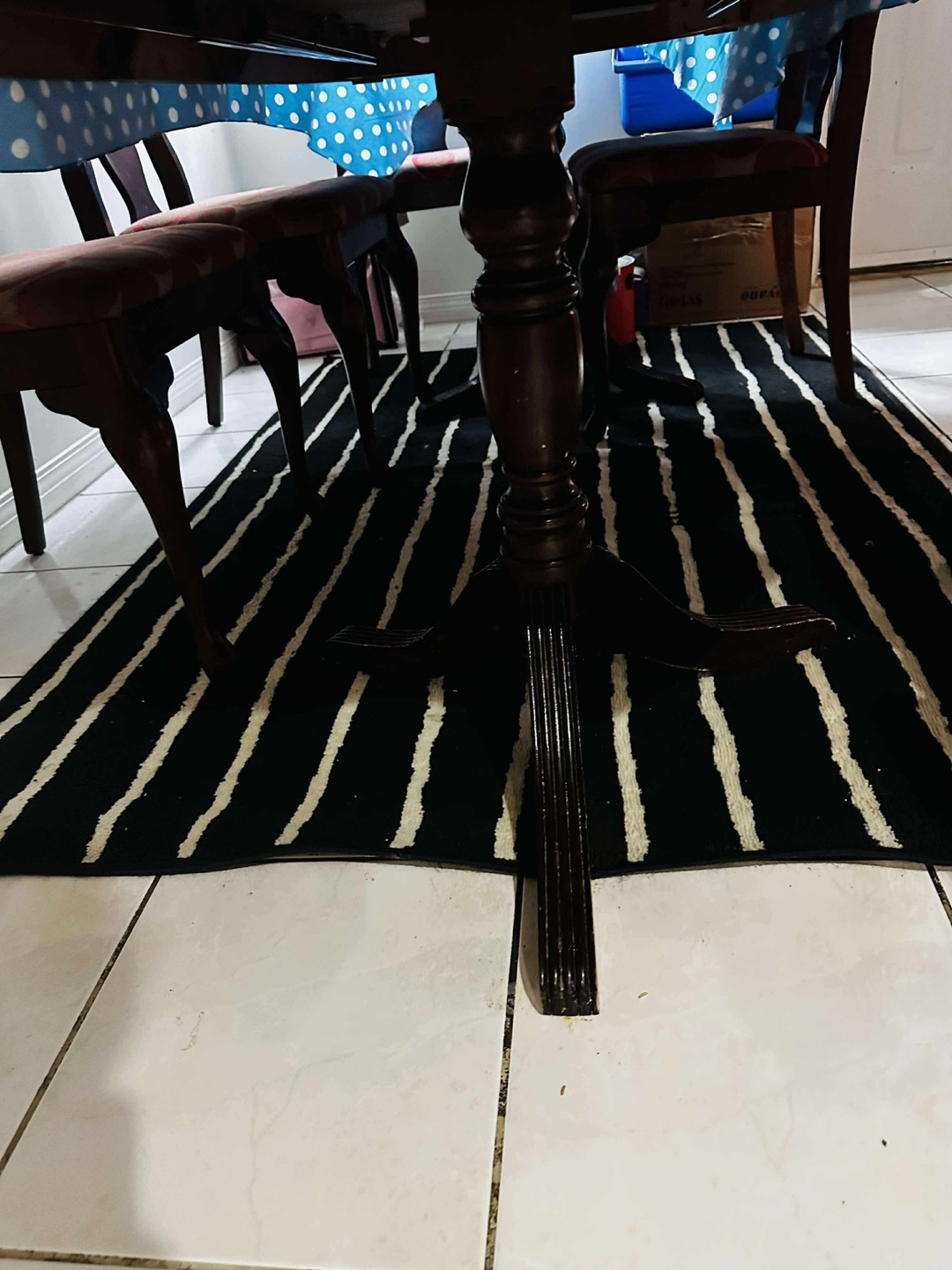 Wooden Dining Table and Chairs - photo 3