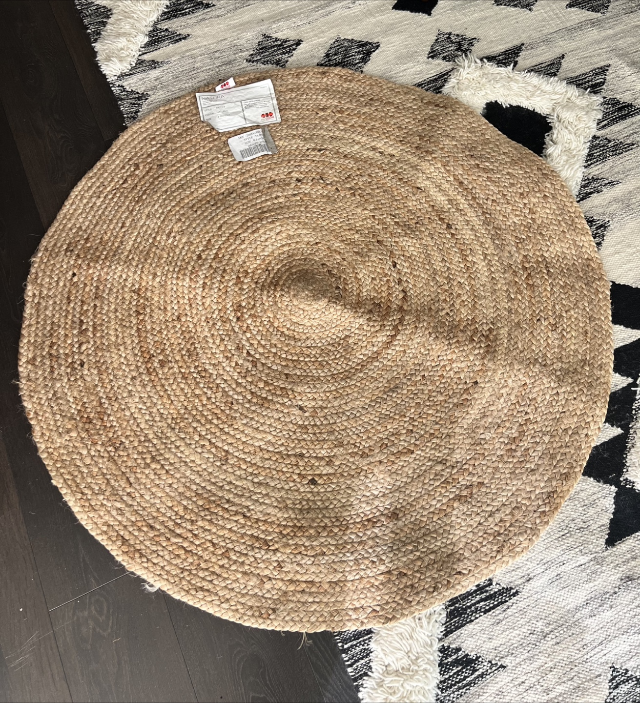 Round Woven Area Rug