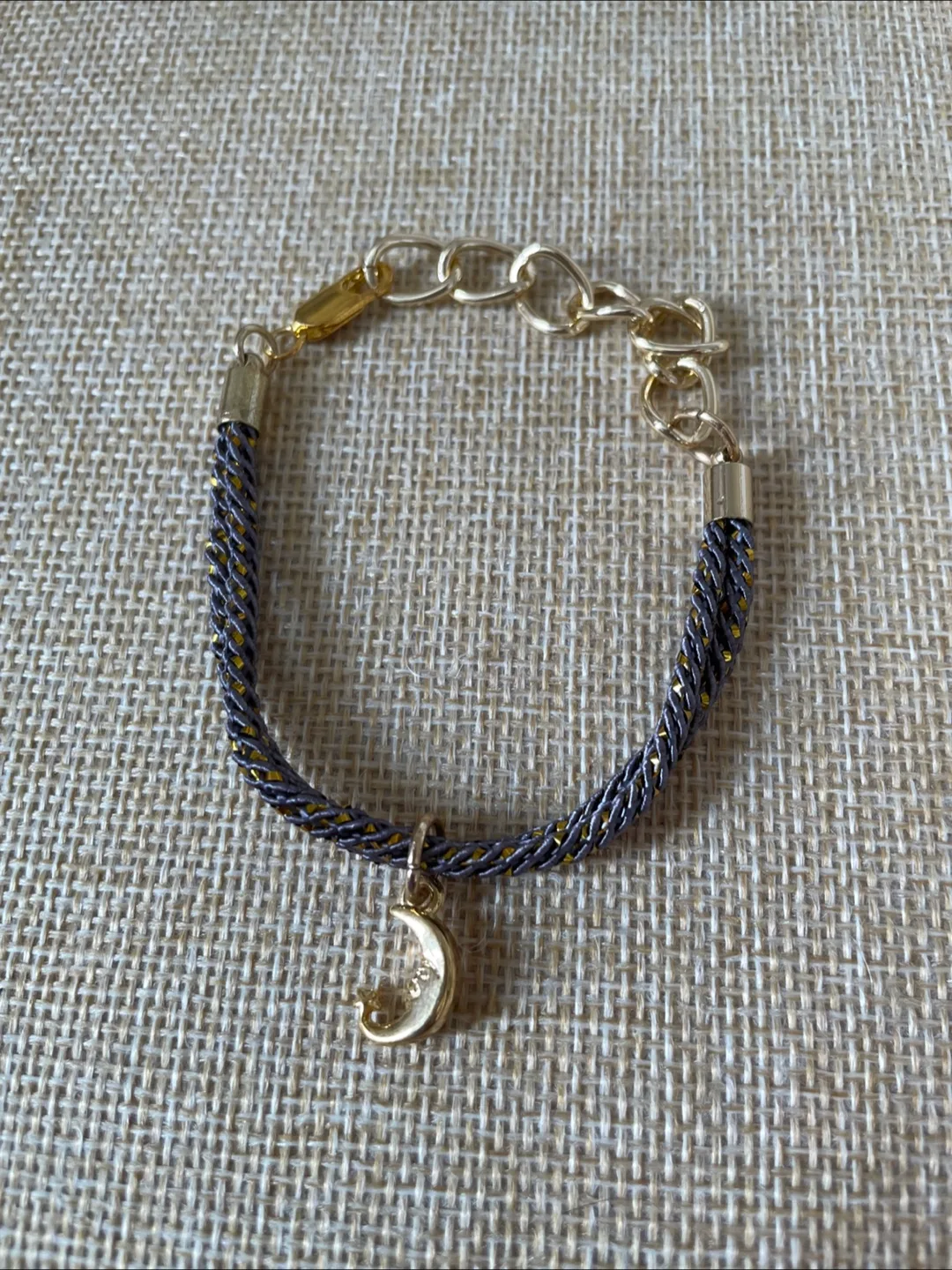 Gold Moon Charm Bracelet image indicator(2)