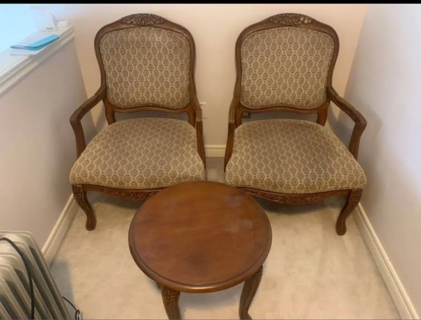 Matching Armchairs with Accent Table thumbnail