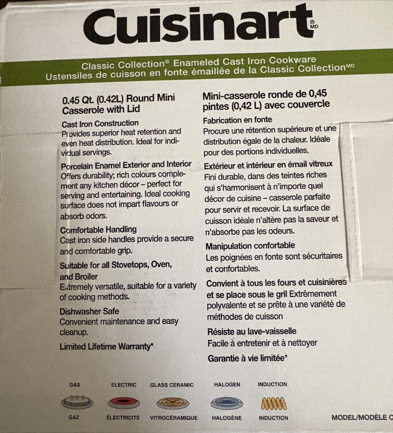 Cuisinart Enameled Cast Iron Mini Casserole - photo 2