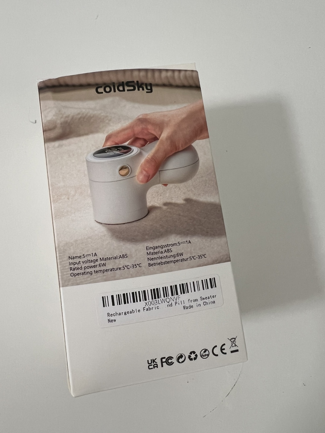 coldSky Fabric Shaver - photo 2
