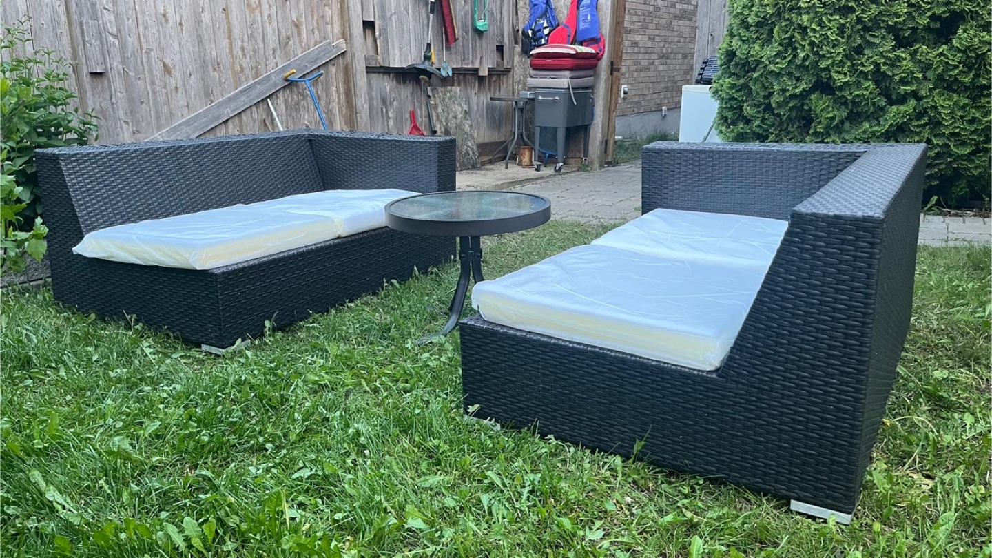 Rattan Patio Furniture Set $250 FIRM
