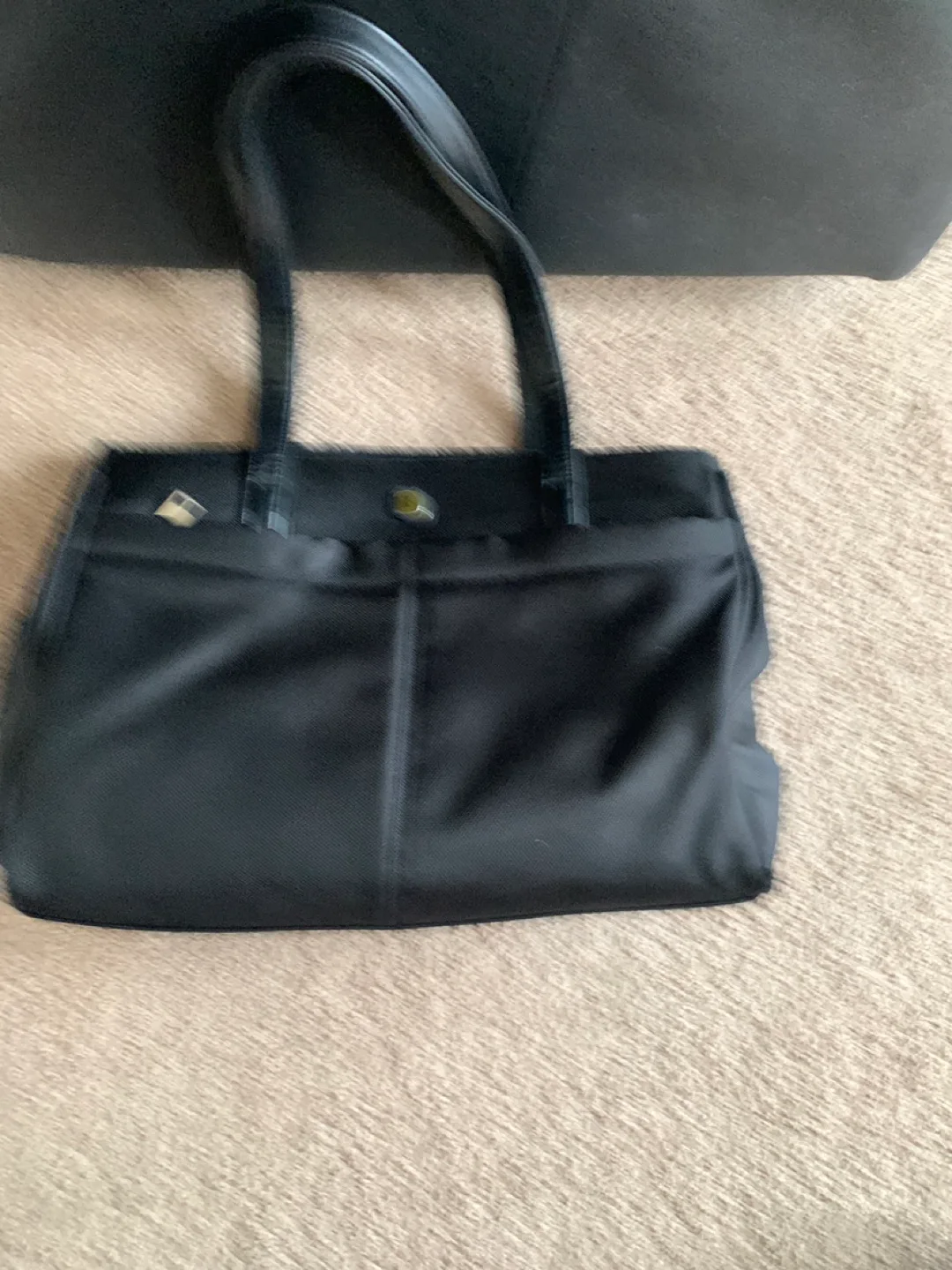 Black Tote Bag thumbnail