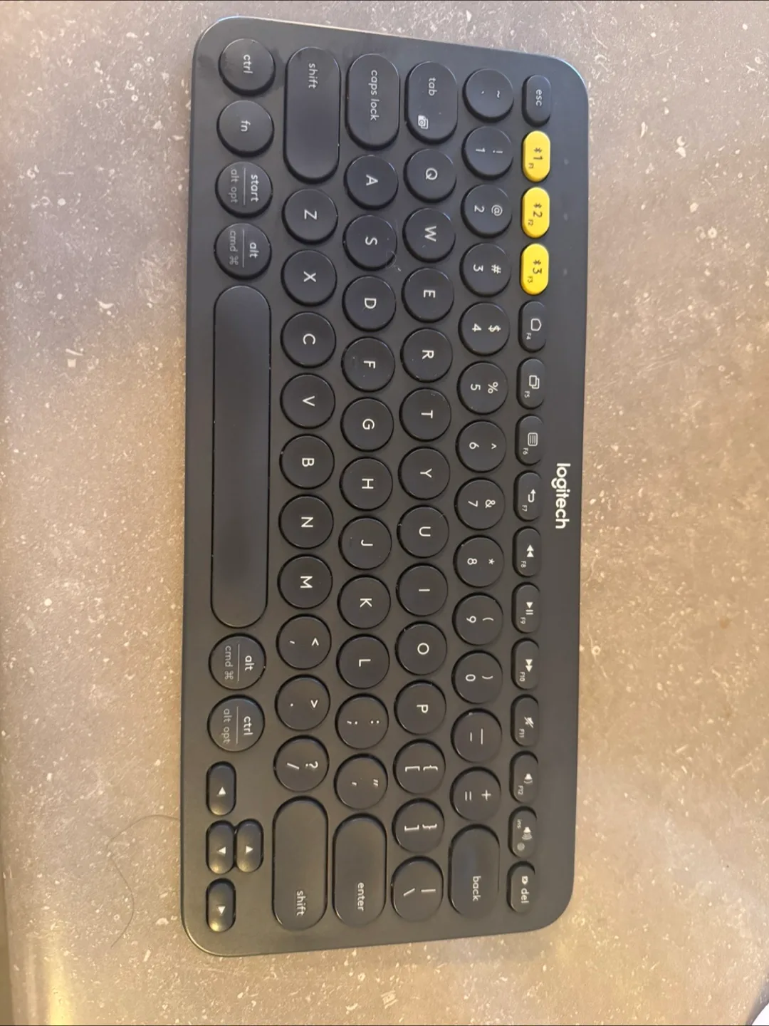 Logitech K380 Multi-Device Bluetooth Keyboard - Dark Grey thumbnail