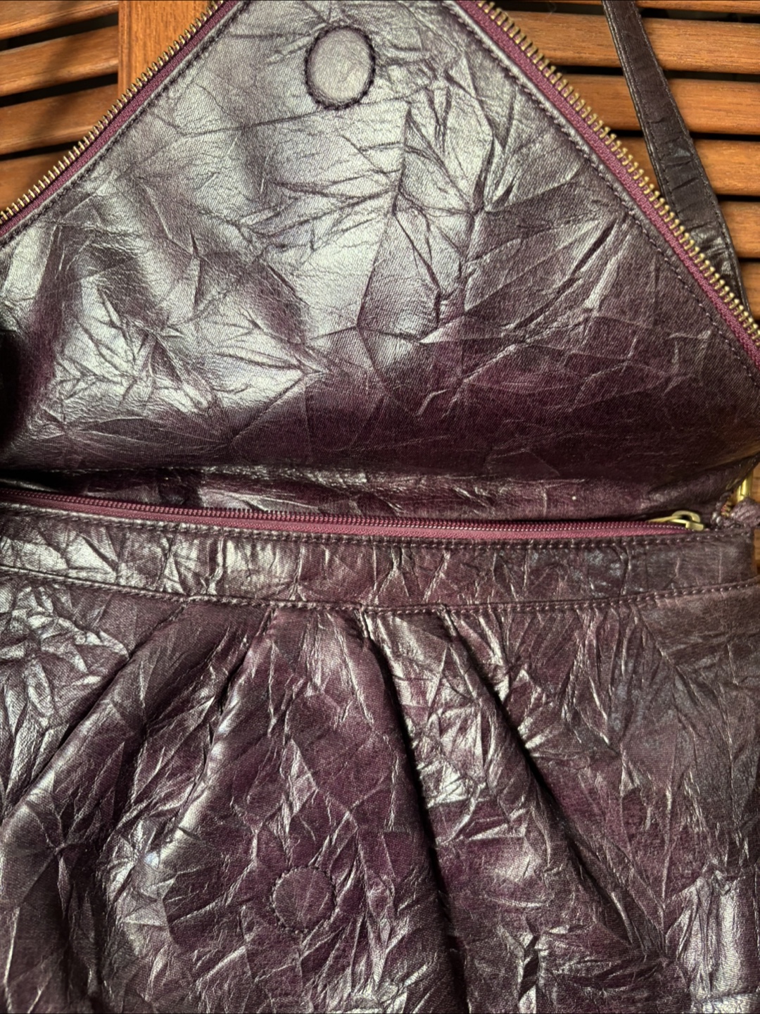 Matt & Nat Dark Purple Shoulder Bag - photo 4