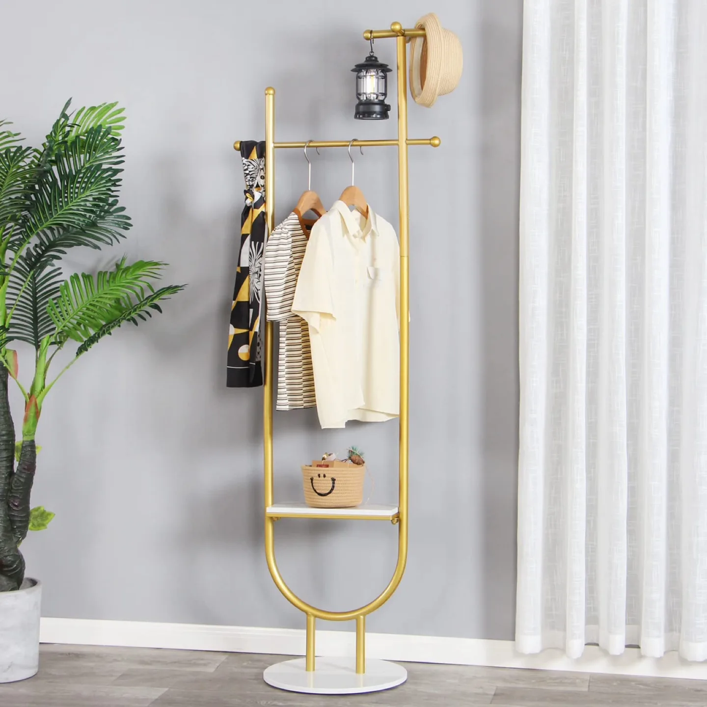 New New V.ZQLAMZ Metal Small Coat Rack Stand thumbnail