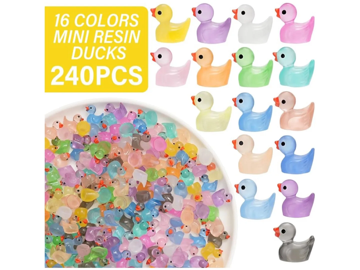Mini Resin Duck Figurines thumbnail